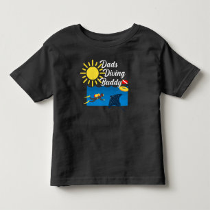 パパダイビングバディデザイン素晴らし – トドラージャージーT-S トドラーTシャツ