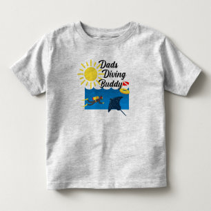 パパダイビングバディデザイン素晴らし – トドラージャージーT-S トドラーTシャツ