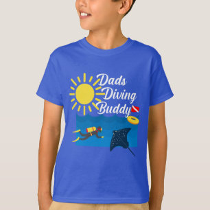 パパダイビングバディデザイン – キッズベーシックTシャツ Tシャツ