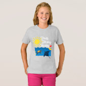 パパダイビングバディデザイン – 女子の基本Tシャツ Tシャツ (正面フル)