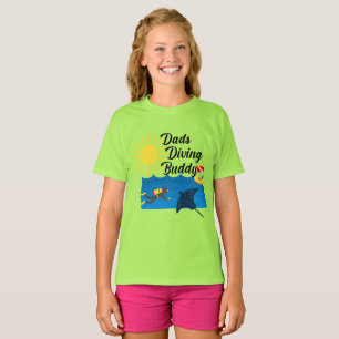 パパダイビングバディデザイン – 女子の基本Tシャツ Tシャツ