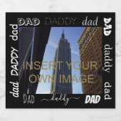 パパダディカスタムー写真 ビールラベル (シングルラベル)