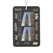 パパダディカスタムー2枚 カーエアーフレッシュナー (裏面)