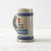 パパダディーストファーザーズデイデザイン ビールジョッキ (正面左)