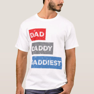パパダディーストファーザーズデイデザイン Tシャツ