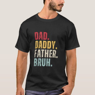 パパダディーファーザーブルヴィンテージファーザーズデイおもしろいM Tシャツ