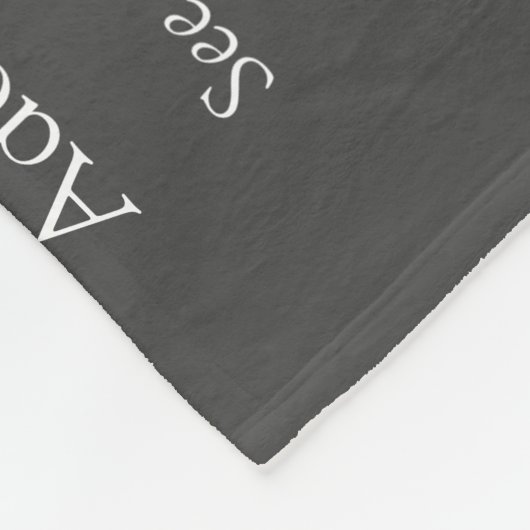 パパダディ·ファザー·エバ·デフィニション·おもしろい·グレイ フリースブランケット (角)