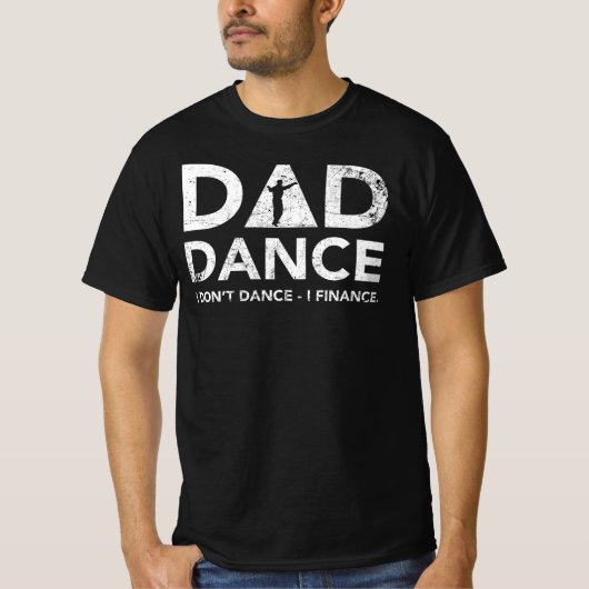 パパダンスI Dance I Financeではない Tシャツ (正面)
