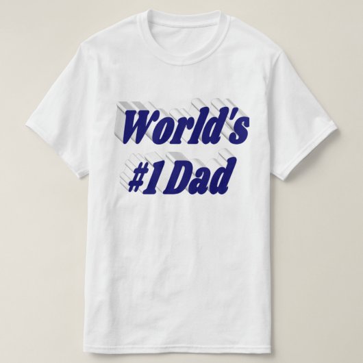 パパダークブルー文字 Tシャツ (デザイン正面)