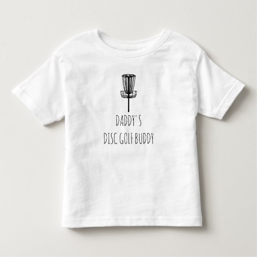 パパディスクゴルフフリスビーバディTシャツ トドラーTシャツ (正面)