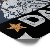 パパデザインfor your Frenchieパパ ポスター (角)