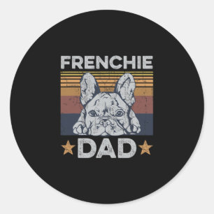 パパデザインfor your Frenchieパパ ラウンドシール