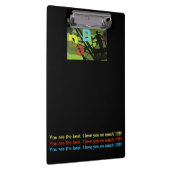 パパデジタルコラージュパーソナライズされた- Pocket Journal クリップボード (右)