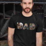 パパドッグ写真テンプレート Tシャツ<br><div class="desc">このデザインはパーソナライズされた、[編集]デザインを選択して行う。他のアイテムに転送することもできます。colorflowcreations@gmail.comで連絡は、このデザインを別の製品にインストールしたり、このデザインのサポートが必要なもし場合は、ページの上部にあるチャットオプションを使用する。www.facebook.com/colorflowcreations、www.instagram.com/colorflowcreations、www.twitter.com/colorflowart、後を追およびwww.pinterest.com/colorflowcreationsで自分のデザインや自分の情報を見る。</div>