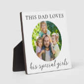 パパドーターカスタム写真 フォトプラーク (正面)