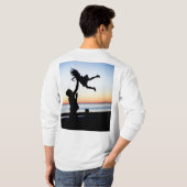 パパドーターデュオおもしろいギフトfor父ダディ tシャツ (裏面フル)