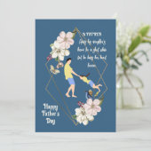 パパドーターボンディングハッピーファーズデイ引用文フローラ シーズンカード (スタンド正面)