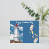 パパドーターボンディングライトハウスハッピーファーザーズデイ シーズンポストカード (スタンド正面)