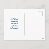 パパドーターボンディングライトハウスハッピーファーザーズデイ シーズンポストカード (裏面)