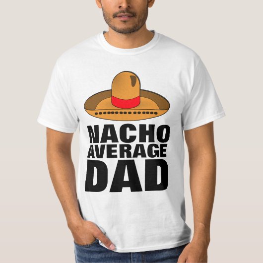 パパナチョ平均パパ父の日Tシャツ Tシャツ (正面)