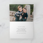 パパネイビモダンーブルーボウタイハッピーファーザーズデイ カード (内部)