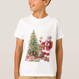 パパノエルサンタクロースクリスマス Tシャツ