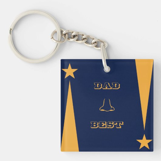 パパノーズ最高のプン キーホルダー (正面)