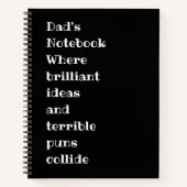 パパノートパソコン：輝かしいアイディアと恐ろしい場所 ノートブック (正面)