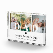 パパハッピーファーザーズ日写真写真コラージュ フォトブロック (右)