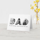 パパハッピーファーズデイフォト カード (黄色い花)