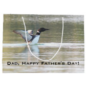 パパハッピーファーズデー ラージペーパーバッグ (裏面)