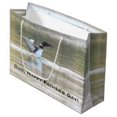 パパハッピーファーズデー ラージペーパーバッグ (正面アングル)