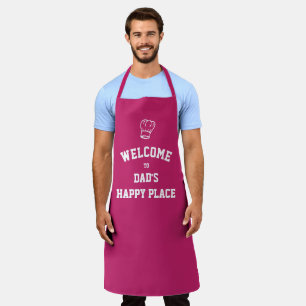 パパハッピープレイス Chef Hat ピンクカスタム色 エプロン