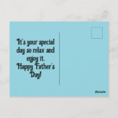 パパハート父の日はがき ポストカード (裏面)