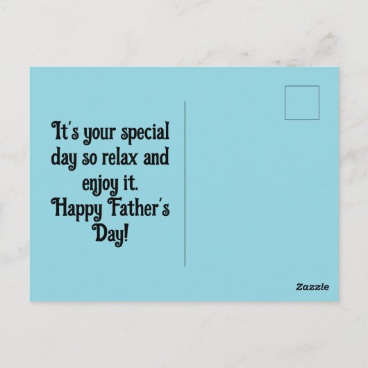 パパハート父の日はがき ポストカード (裏面)