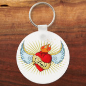 パパハート キーホルダー (正面)