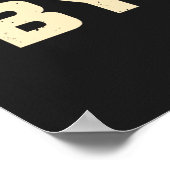 パパバイデイゲーマーバイナイトカスタマイズ可能なポスター ポスター (角)