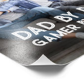 パパバイデイゲーマーバイナイトソンアンドパパ父の日 フォトプリント            (角)