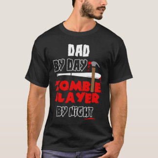 パパバイデイゾンビースレイヤバイナイトハロウィーンコスタム Tシャツ
