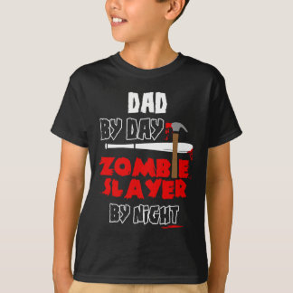 パパバイデイゾンビースレイヤバイナイトハロウィーンコスタム Tシャツ