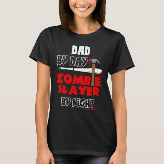 パパバイデイゾンビースレイヤバイナイトハロウィーンコスタム Tシャツ