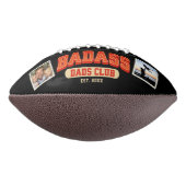 パパバカスタムダスクラブレトロクールフォトコラージュ アメリカンフットボール (回転270)