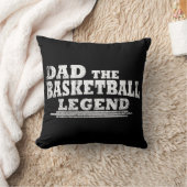 パパバスケットボールの伝説おもしろいの父の日贈り物 クッション (ブランケット)