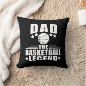 パパバスケットボールの伝説おもしろいの父の日贈り物 クッション (ブランケット)