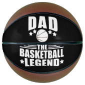 パパバスケットボールの伝説おもしろいの父の日贈り物 バスケットボール (正面)