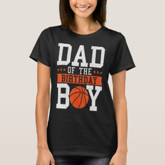 パパバスケットボール選手誕生日のスポーツ Tシャツ