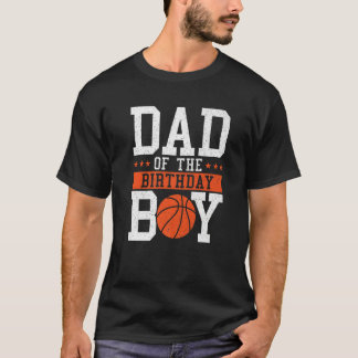 パパバスケットボール選手誕生日のスポーツ Tシャツ