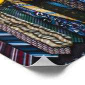 パパバルーン(首タイカラフルプ付き金ゴールド) ポスター (角)