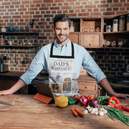 パパバーベケ |父の日BBQフォトコラージュ エプロン