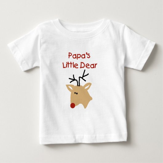 パパパクリスマス親愛(Papa's Papa Chrimas) ベビーTシャツ (正面)